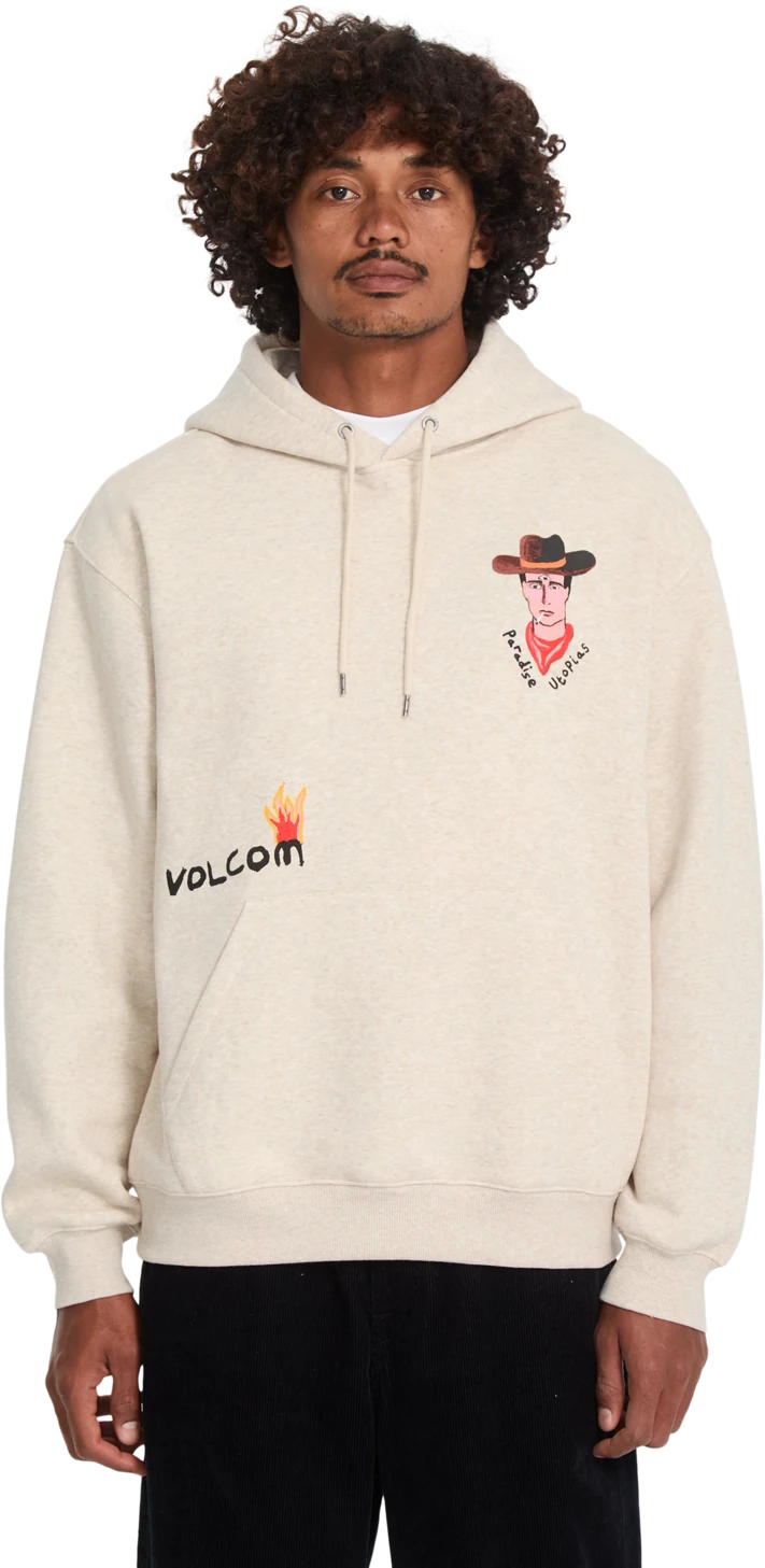 Volcom FA MICKEY MASON PO sudadera con capucha hombre | Dust Heather