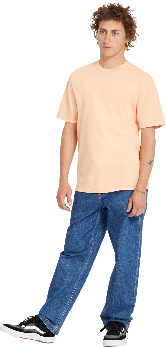 Volcom Solid Stone Emb camiseta manga corta hombre detail 5 | Pale Peach