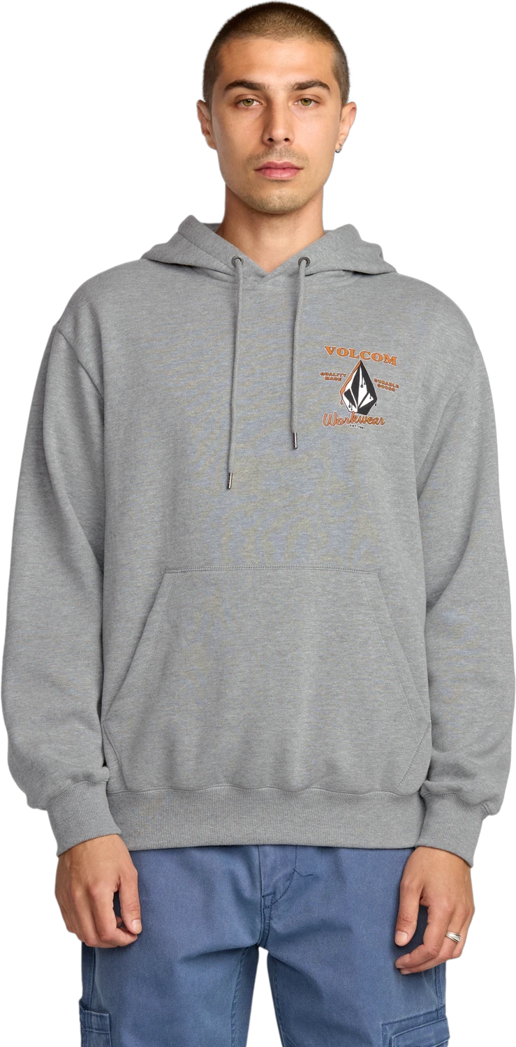 Volcom Workwear sudadera con capucha hombre | Heather Grey