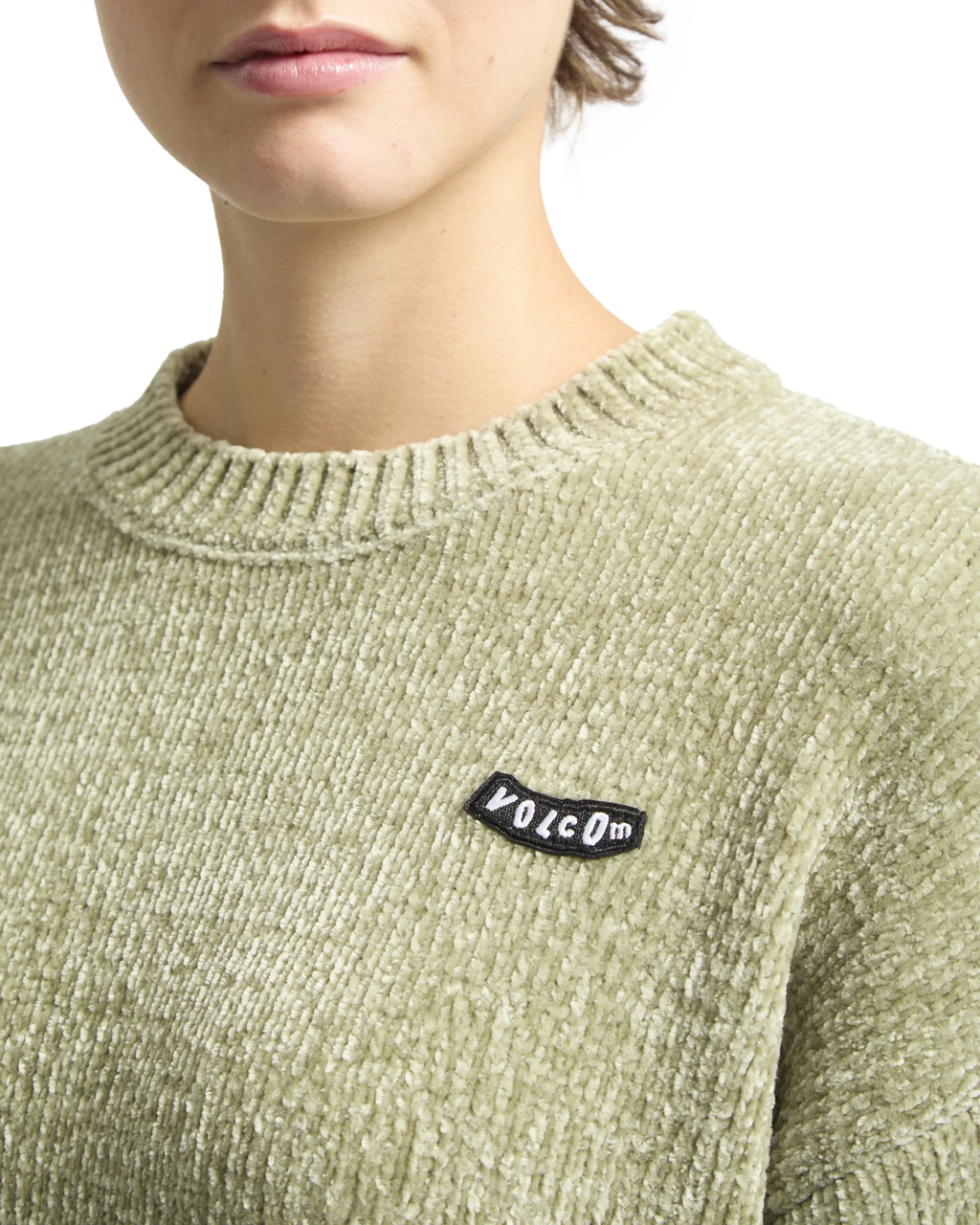 Volcom Bubble Tease jersey mujer detail 2 | Green Tea