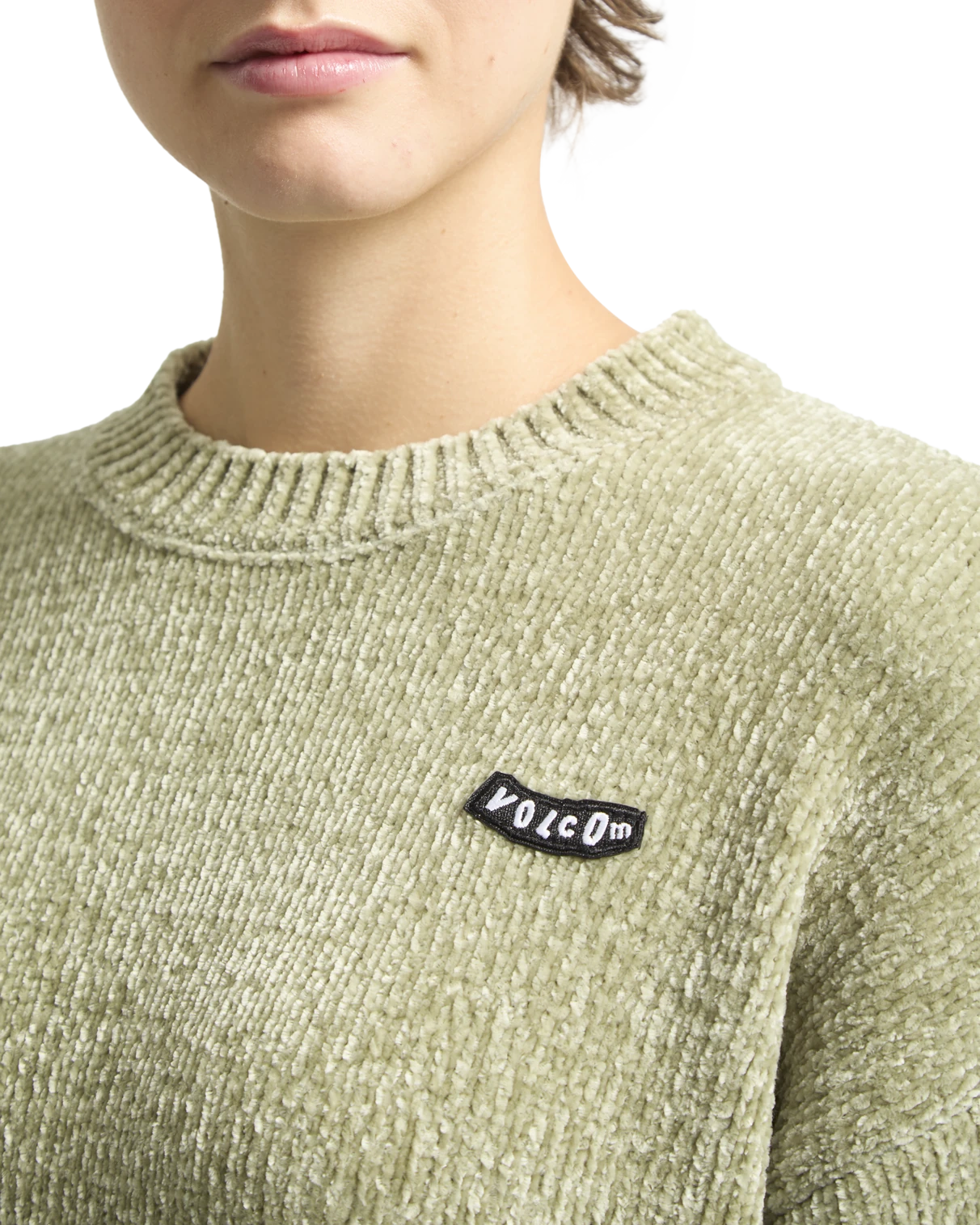 Volcom Bubble Tease jersey mujer detail 2 | Green Tea