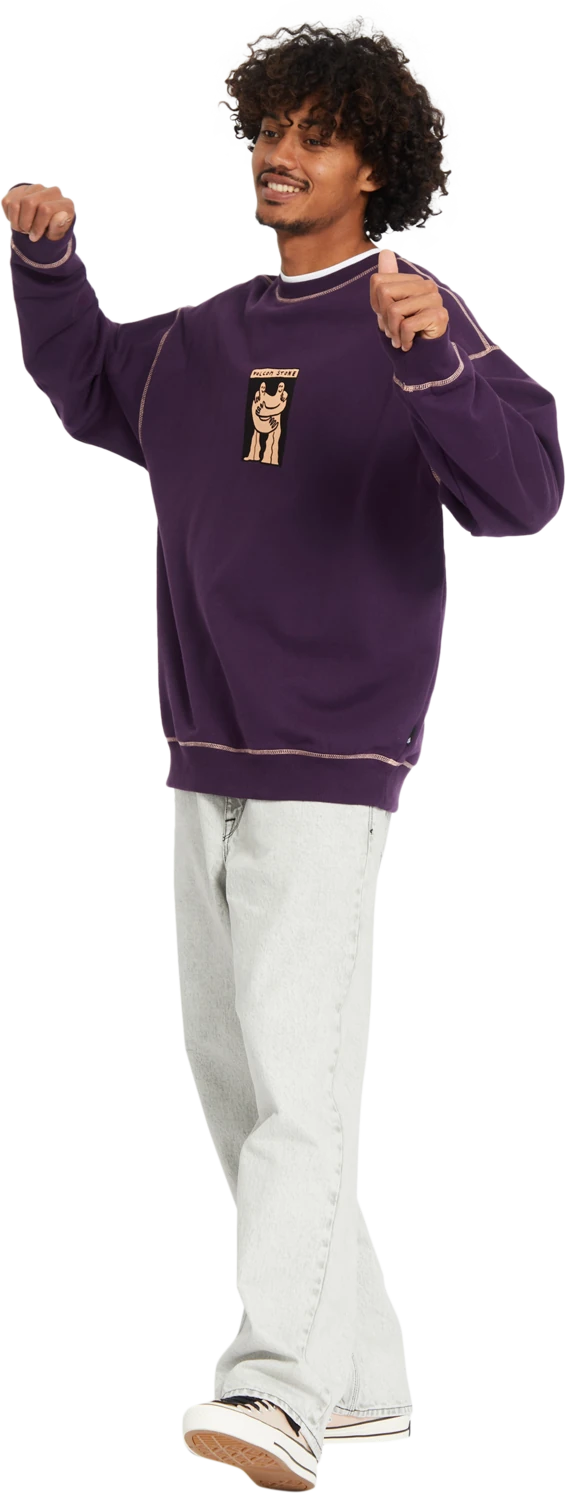Volcom PODCOL CREW sudadera hombre detail 3 | Grape Royale