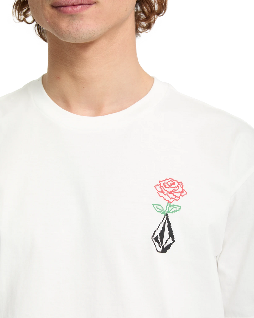 Volcom Pleasantry camiseta manga corta hombre detail 2 | OFF WHITE