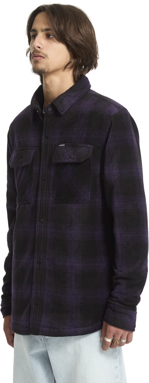 Volcom Bowered sudadera hombre detail 5 | Dark Purple
