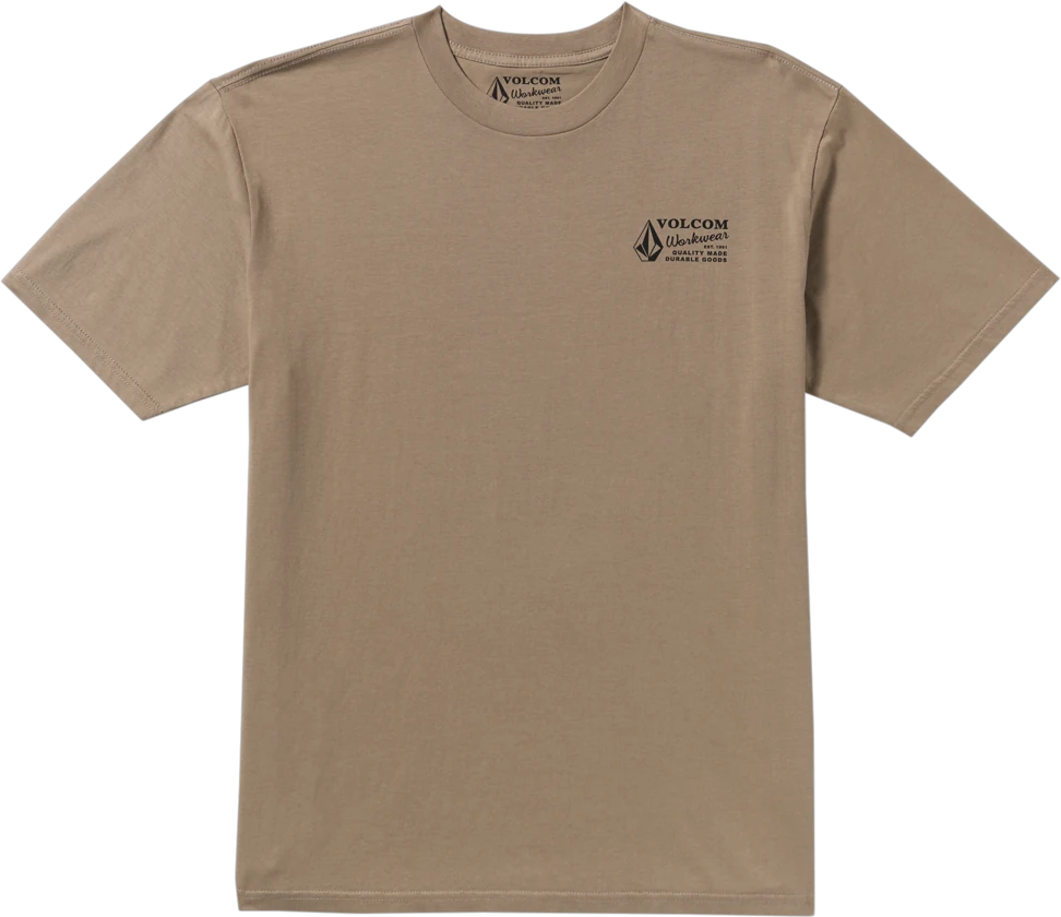 Volcom Workwear camiseta manga corta hombre detail 4 | Brindle