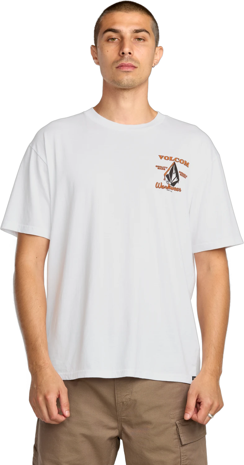 Volcom Enamel camiseta manga corta hombre | White