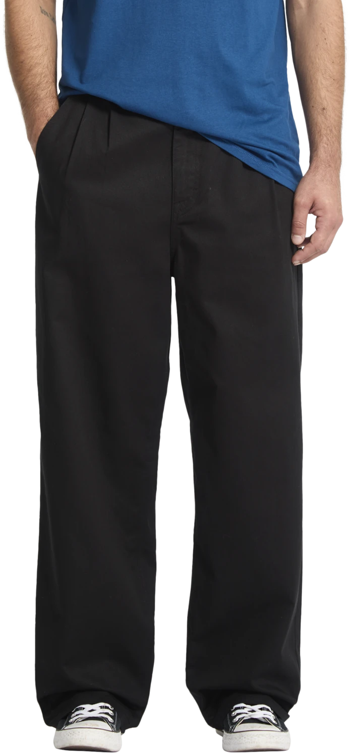 Volcom Baggos Pleat Trousers pantalón chino hombre | Black