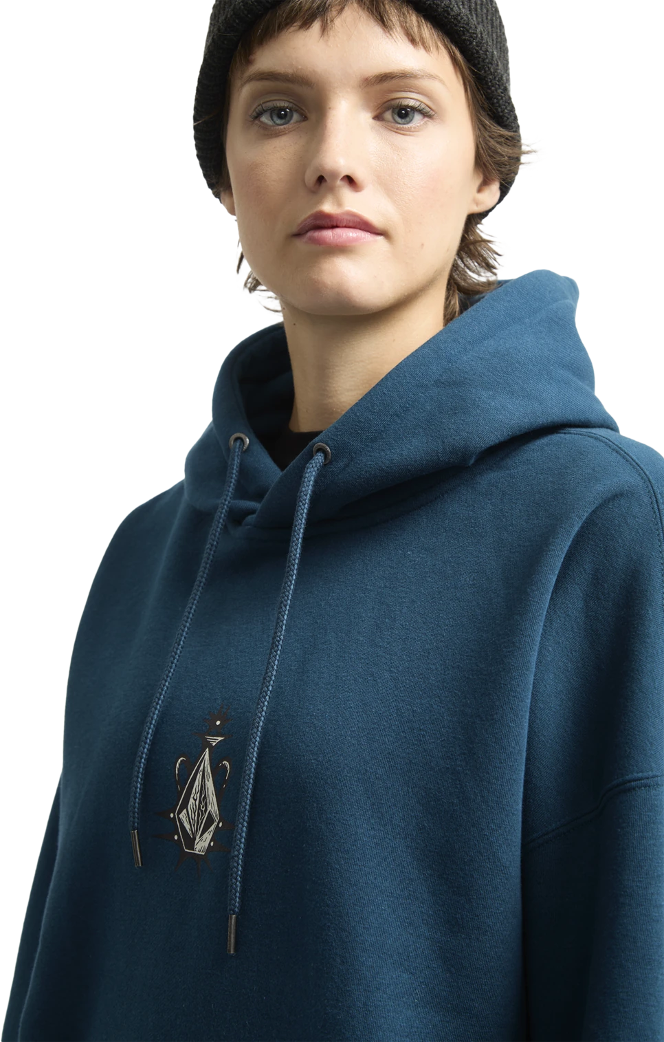 Volcom FA Vaderetro sudadera con capucha mujer detail 2 | Emerald Green