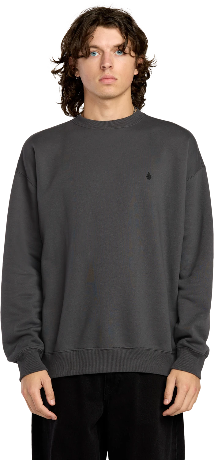 Volcom Single Stone Pw sudaderas hombre | Asphalt Black