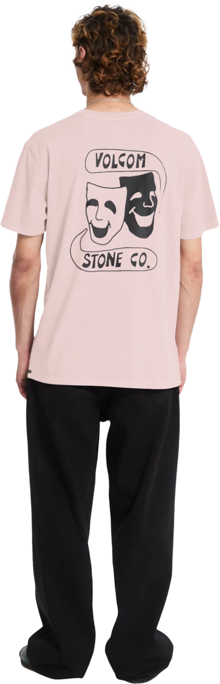 Volcom COMEDIE PW SST camiseta manga corta hombre detail 5 | Bark Brown