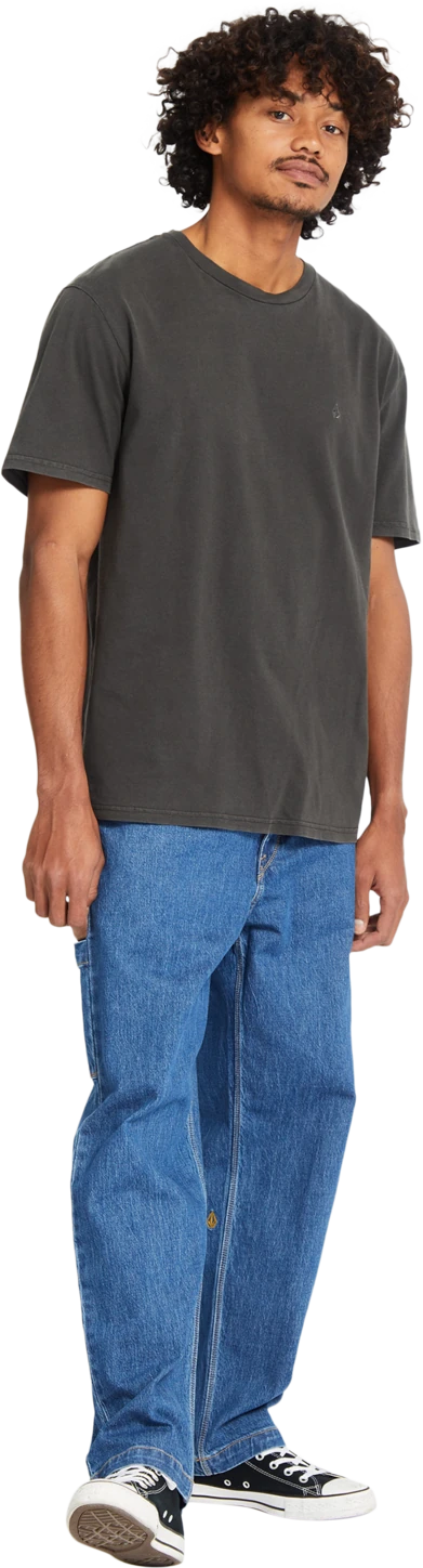 Volcom Solid Stone Emb camiseta manga corta hombre detail 4 | Black