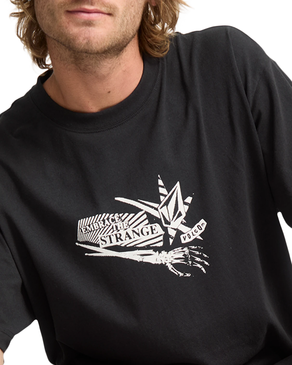 Volcom Kut N Rip camiseta manga corta hombre detail 4 | Black