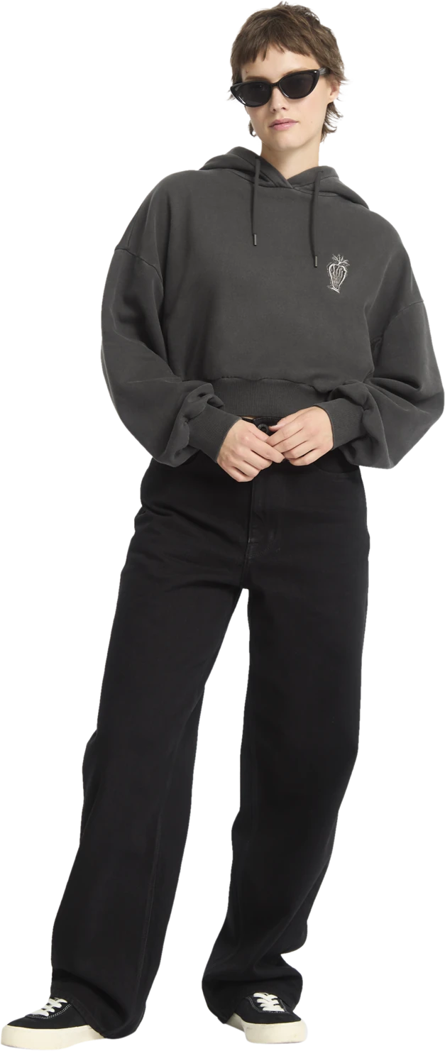 Volcom FA Vaderetro sudadera con capucha mujer detail 5 | Vintage Black