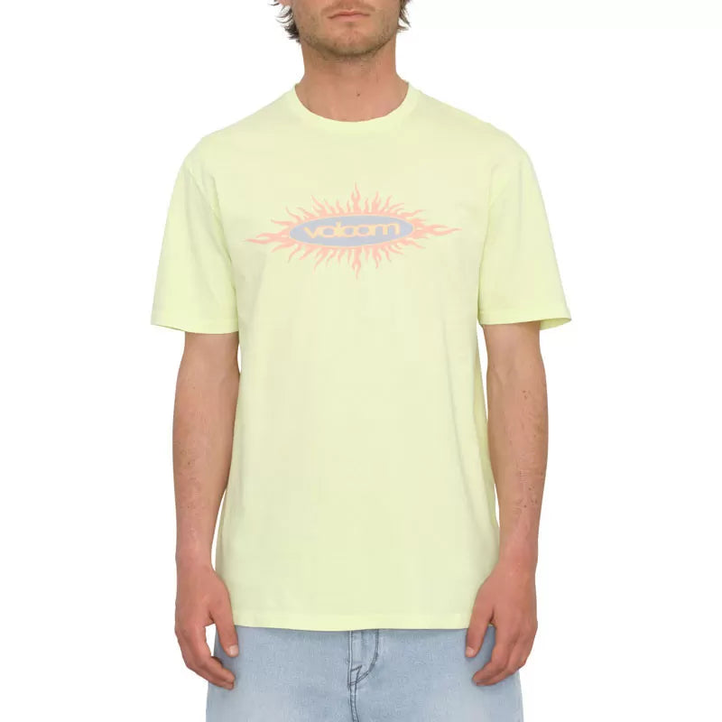 T-shirt à Manche Courte Volcom Nu Sun Pw SSt - Aure Yellow