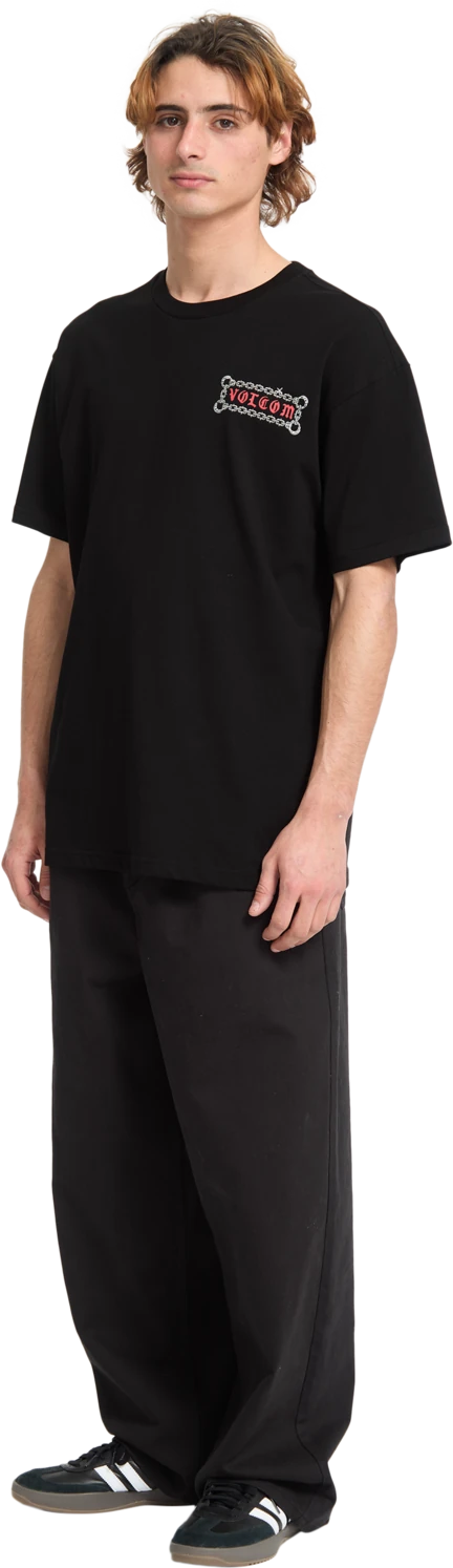 Volcom Fa Daniel Shepard Unlocked camiseta manga corta hombre detail 4 | BLACK