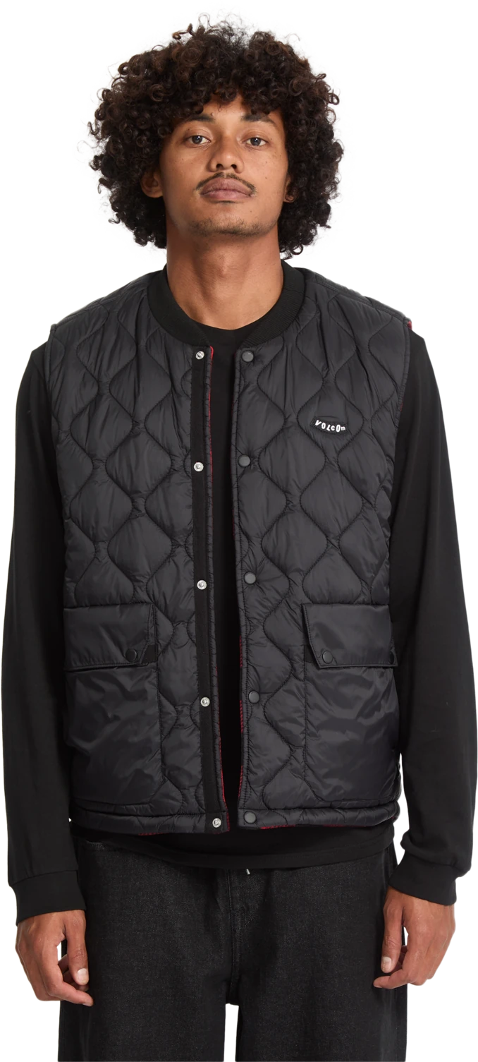 Volcom Bowered Vest vest hombre | Lifeguard Red