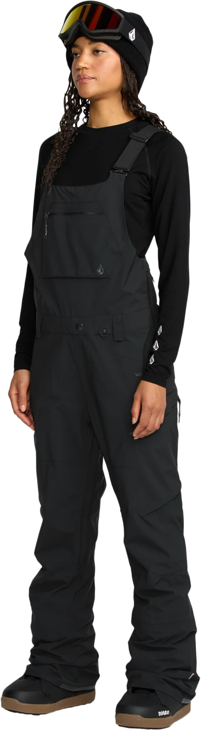 Volcom ASH STRETCH GORE BIB OVERALL pantalón mujer detail 2 | Black