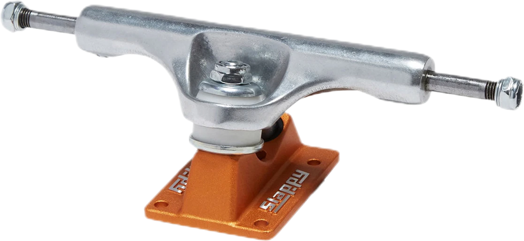 Slappy Slappy ST1 Hollow Lights Skateboard Trucks Polished/Burnt Orange 8.25" (Pack 2) ejes de monopatín detail 1 | Polished/Burnt Orange
