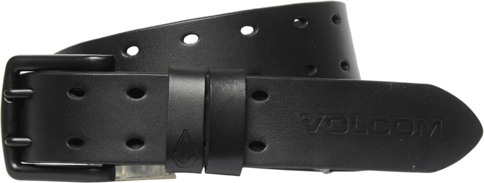 Volcom Two Spike Leather Belt belt hombre | Black