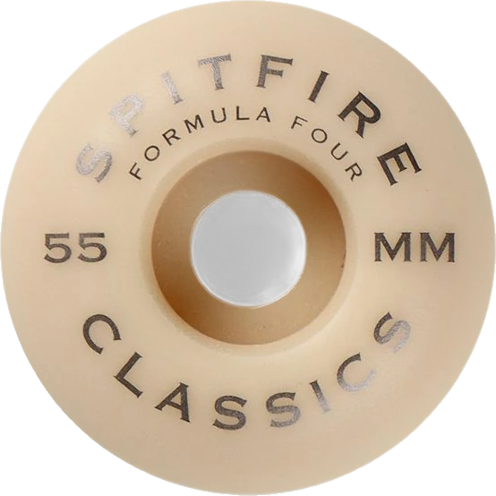 Spitfire Spitfire F4 Classics 55mm ruedas del monopatín detail 3 | White
