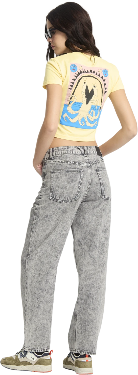 Volcom Moove On camiseta manga corta mujer detail 4 | Dawn Yellow