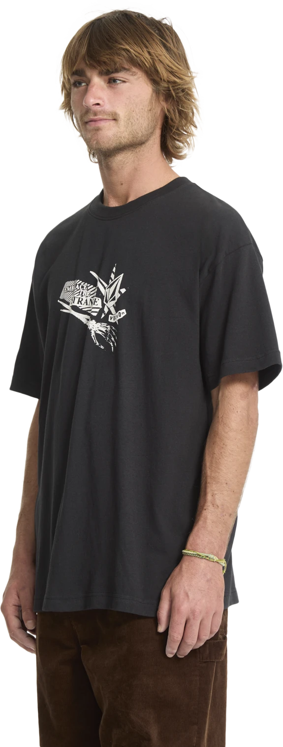 Volcom Kut N Rip camiseta manga corta hombre detail 5 | Black