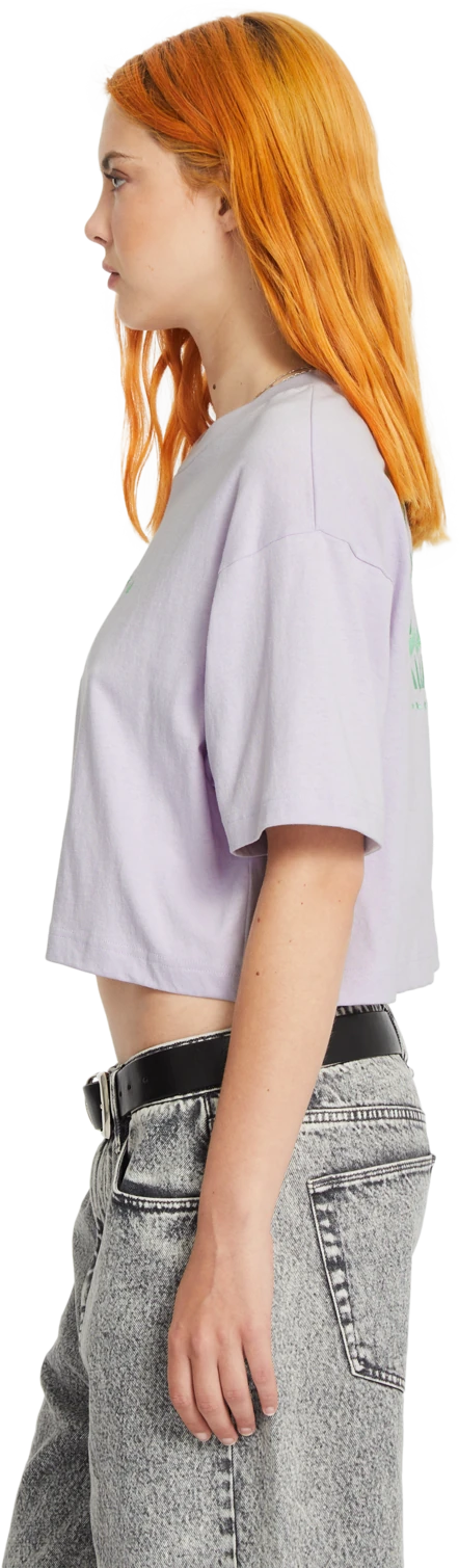 Volcom Drumstone T-shirt camiseta manga corta mujer detail 6 | Dusty Lavender