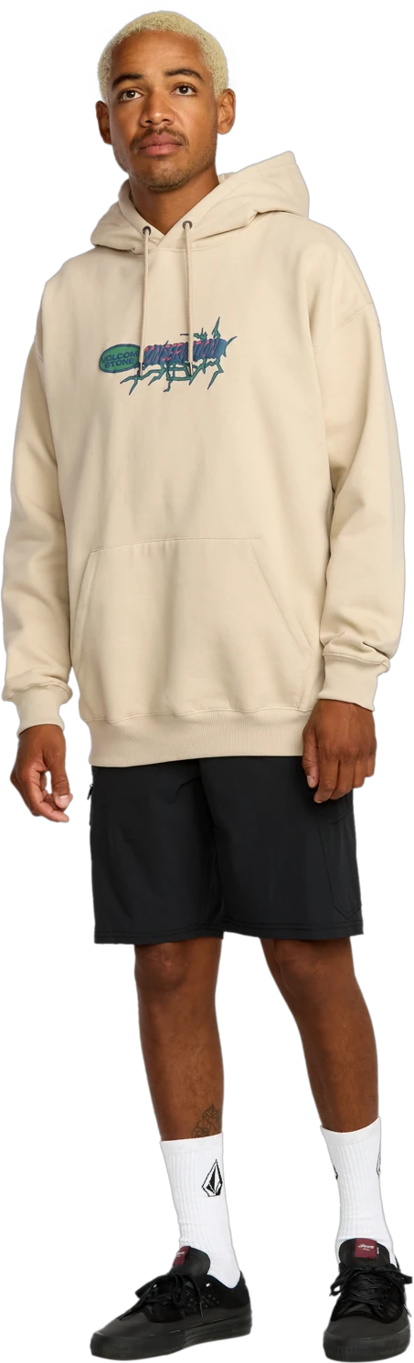 Volcom VSC Tripper sudadera con capucha hombre detail 5 | Light Beige