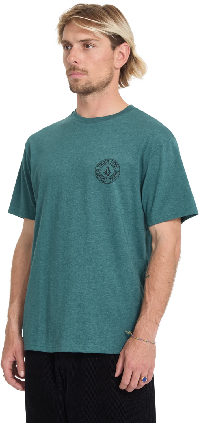 Volcom DRAIN YOU HTH SST camiseta manga corta hombre detail 2 | Rifle Green