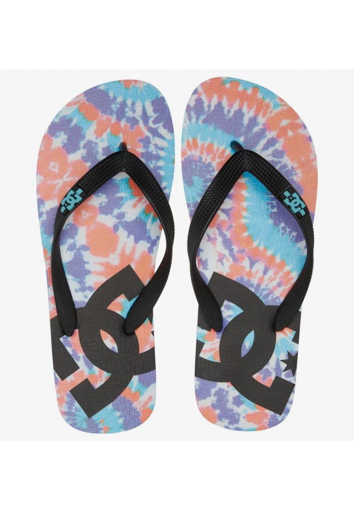 Dc Shoes Chinelos Spray Primary Tie Dye | Novos Produtos | Produtos mais recentes | Produtos mais vendidos | surfdevils.com