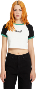 Volcom Alix 2 T-shirt camiseta manga corta mujer | Black White