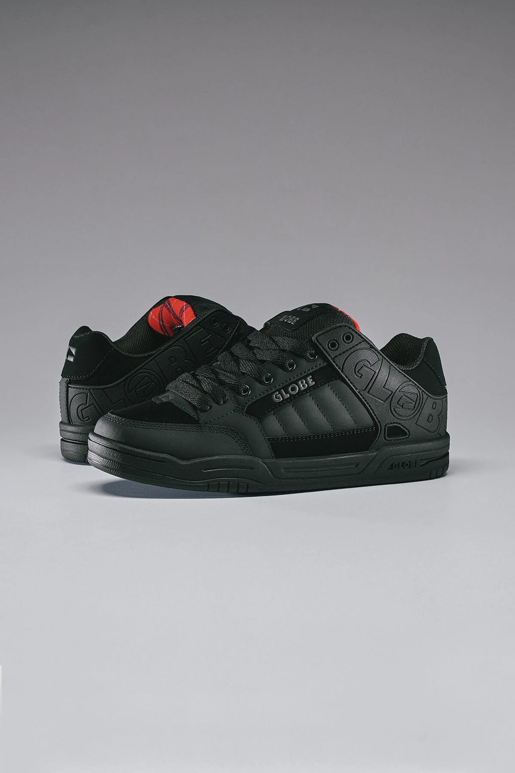 Globe Tilt calzado hombre detail 3 | Black/Red/Tartan