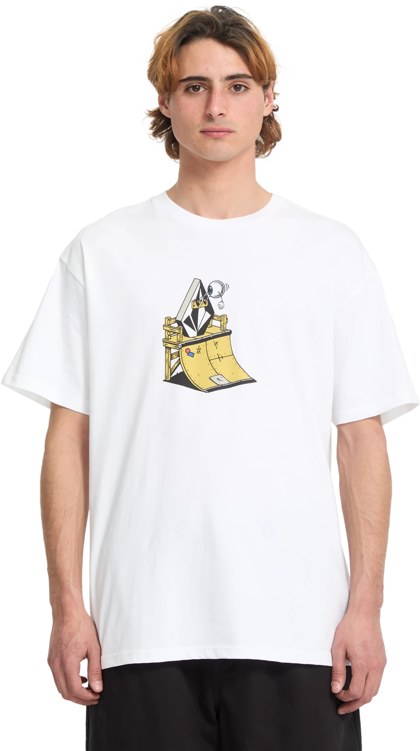 Volcom Daniel Shepard Walleye camiseta manga corta hombre | WHITE