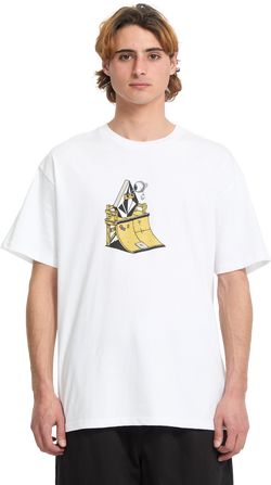 Volcom Daniel Shepard Walleye camiseta manga corta hombre | WHITE