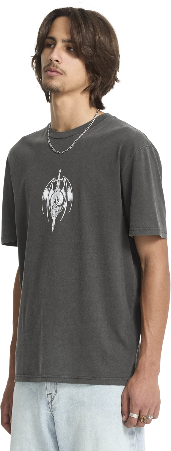 Volcom Sworder camiseta manga corta hombre detail 5 | Black