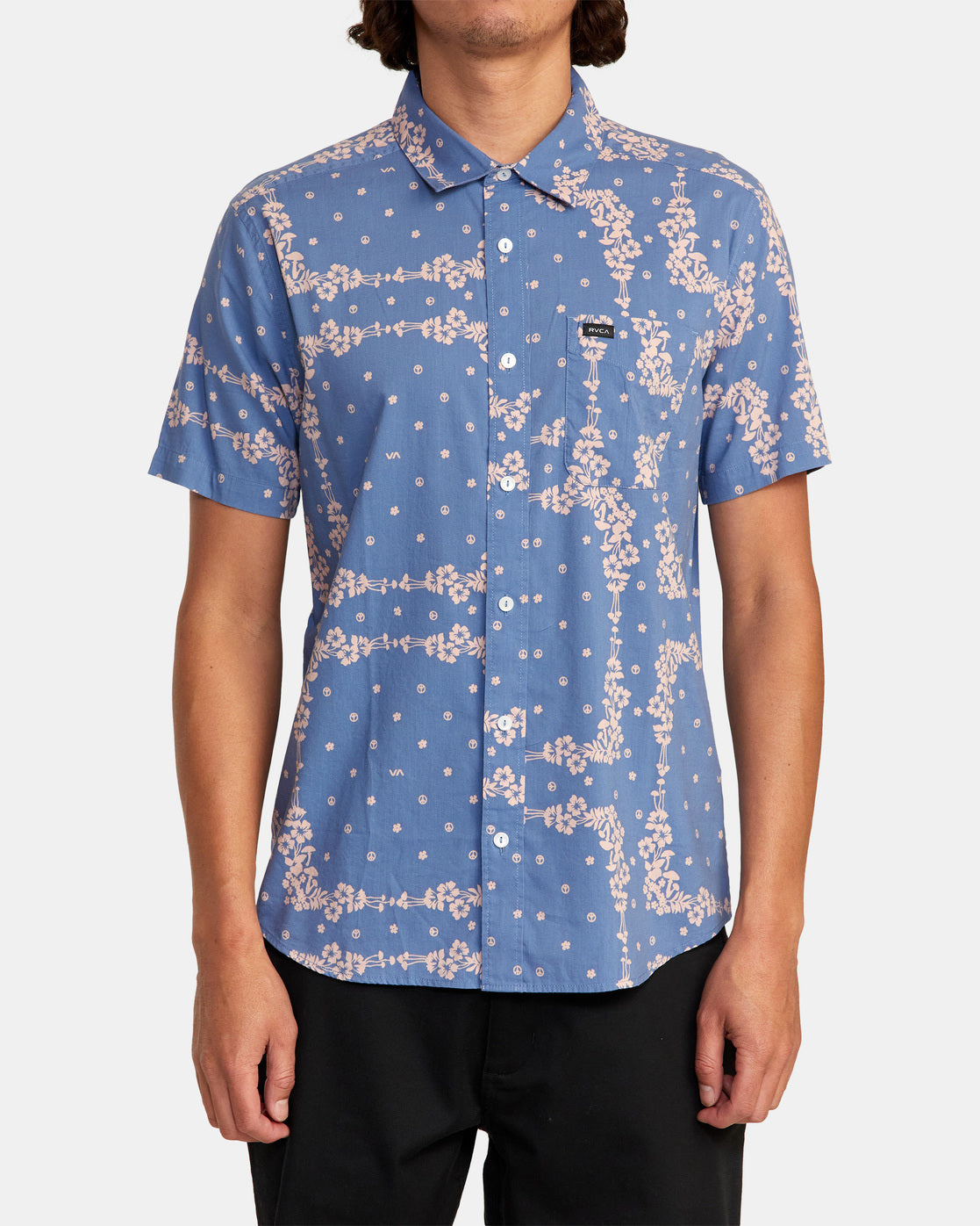 Rvca Loom Royal Shirt