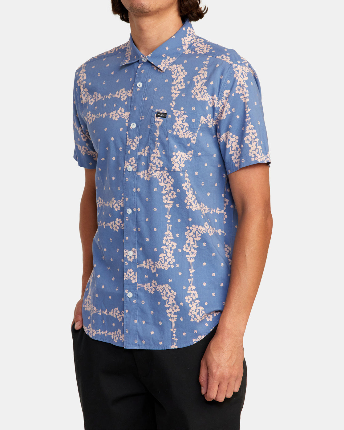 Rvca Loom Royal Shirt