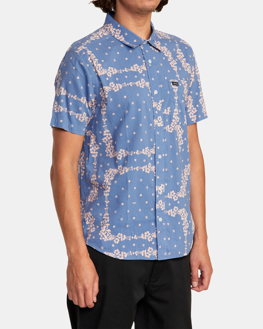 Rvca Loom Royal Shirt