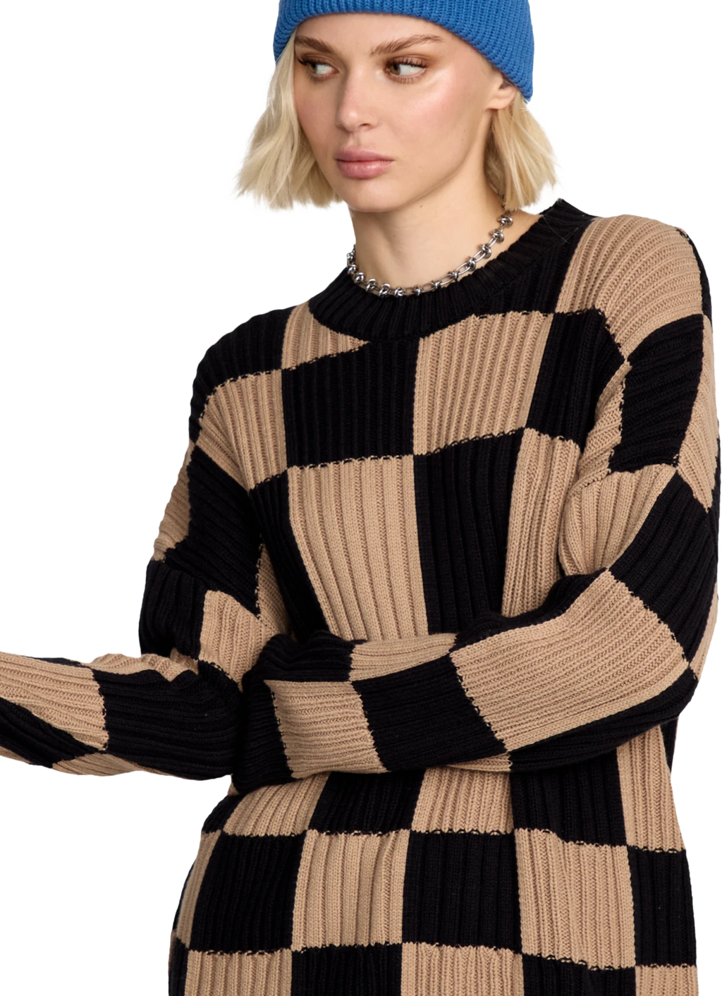 Volcom Tripnotic jersey mujer detail 3 | Black Combo