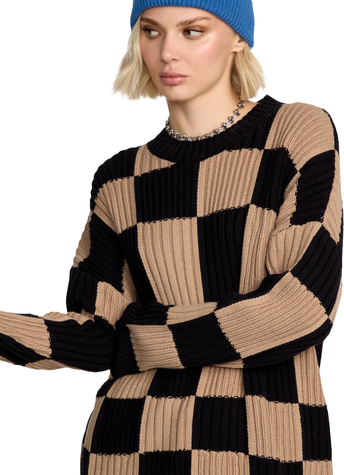 Volcom Tripnotic jersey mujer detail 3 | Black Combo