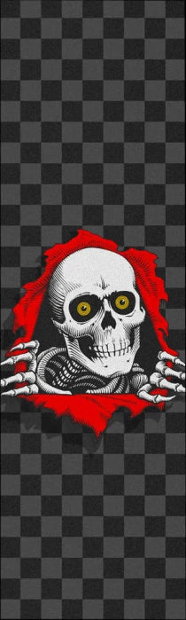 Powell-Peralta Powell-Peralta Ripper Checker Grip Tape lija | Black