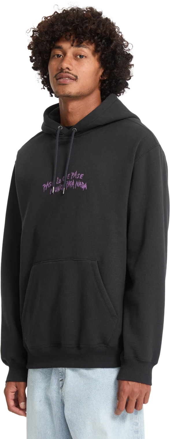 Volcom Nunca Passa sudadera con capucha hombre detail 6 | Antique Black