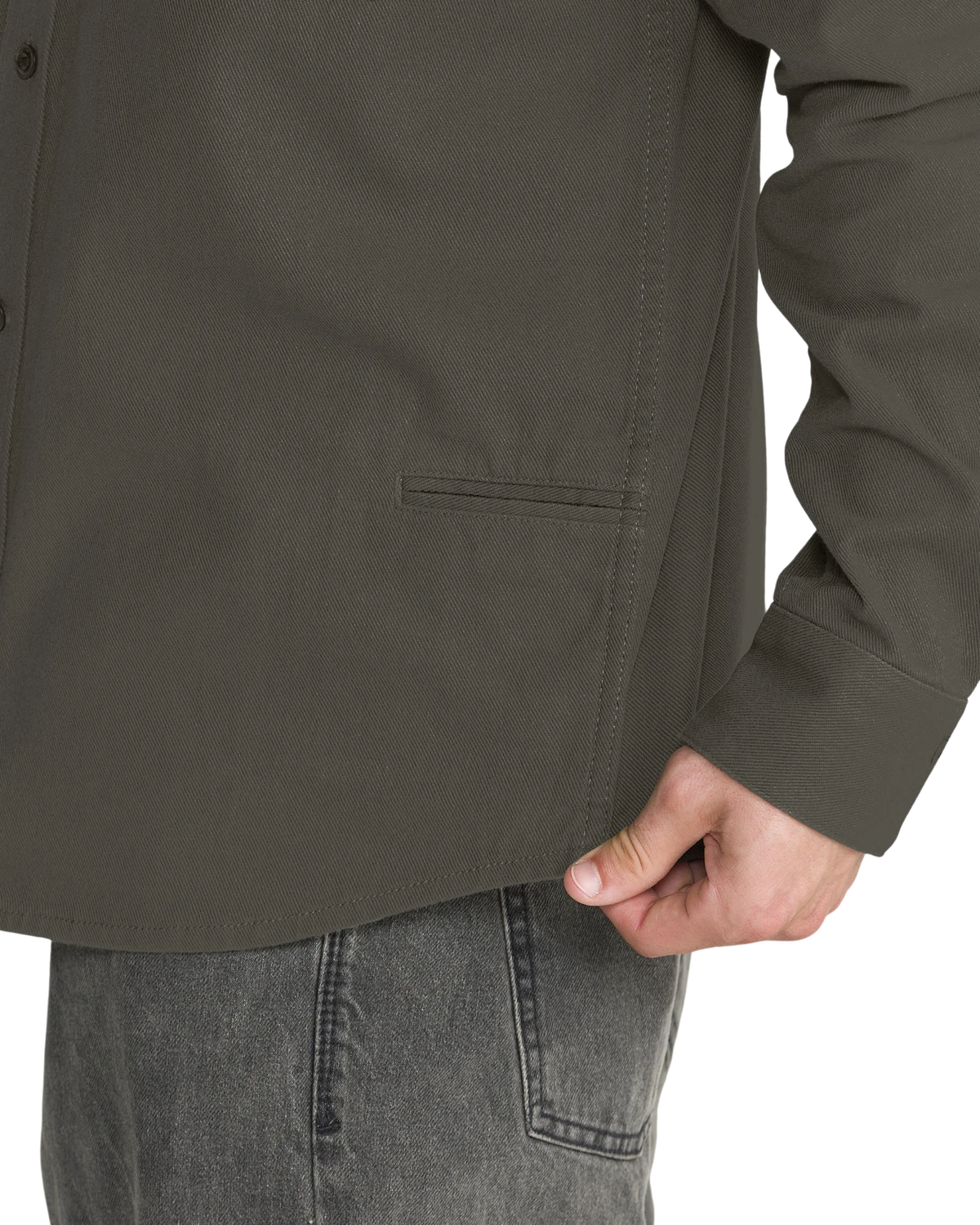 Volcom STOCKHOLM LS camisas hombre detail 2 | Climbing Ivy