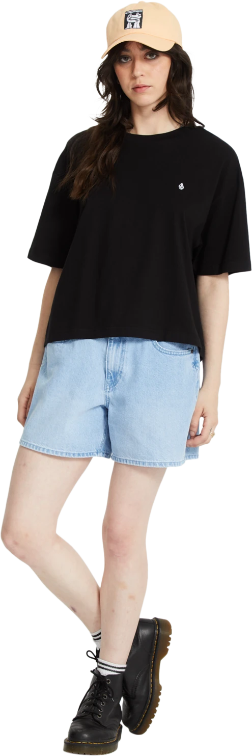 Volcom Stone Blanks Up camiseta manga corta mujer detail 4 | Black