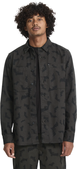 Volcom J.J. Villard Shirt camisa manga larga hombre | Rinsed Black
