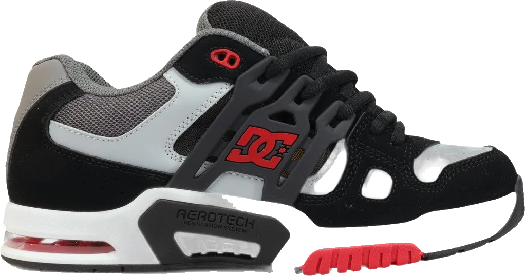 DC Shoes AT-2 calzado hombre | Black/Grey/Red