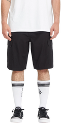 Volcom Strange Tripper Cargo Short 22 short hombre | Black