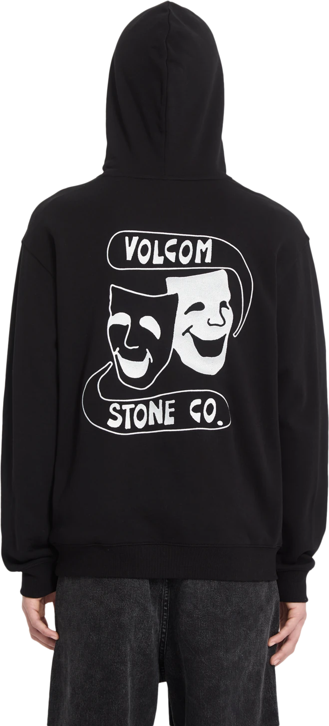 Volcom HANDERRY PO sudadera con capucha hombre detail 4 | Black