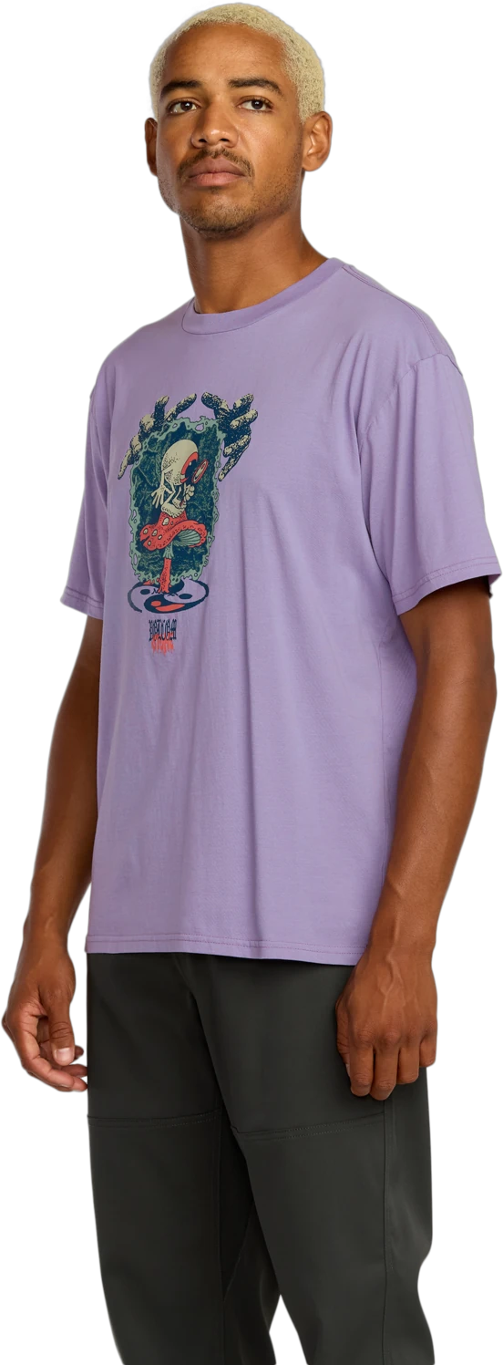 Volcom Stone Matter camiseta manga corta hombre detail 2 | Purple Ash