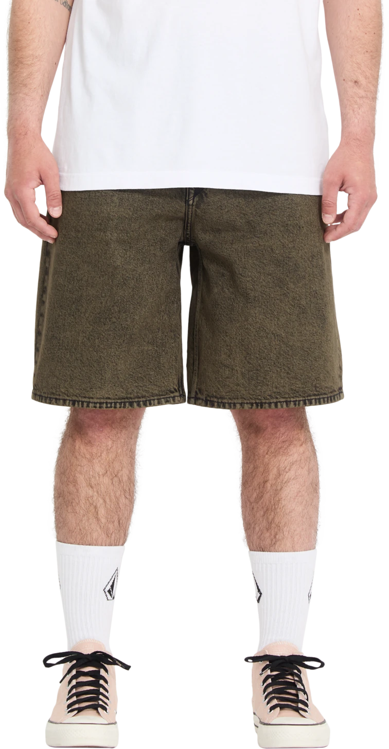 Volcom Billow Denim Short 22" denim short hombre | Sage Leaf